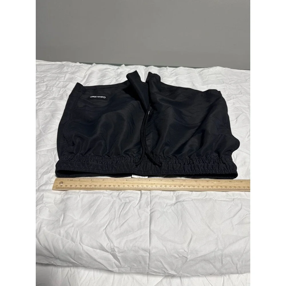 Calvin Klein Mens Swim Shorts Black Elastic Drawstring Large